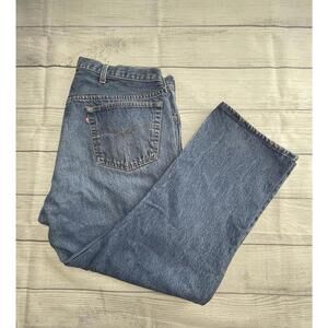 Levis 501 Vintage 80s Blue Jeans 44x33 Button Fly USA